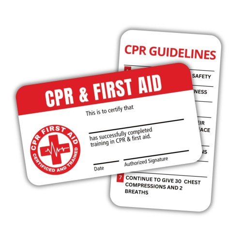 First Aid Card