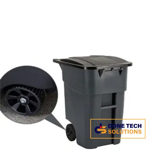 HM-BA151B]-BA-Step-On-Dustbin-50L-Black