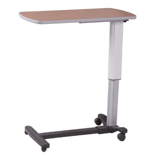 Adjustble Medical Overbed Table For Hospitals