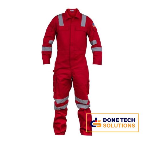 Red-Workplace-Overalls