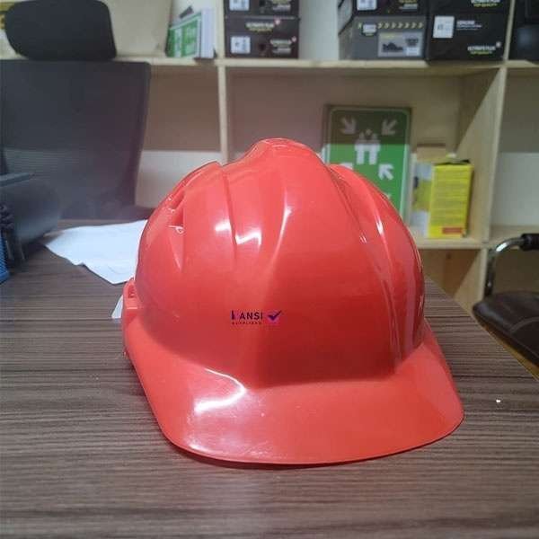 Red Safety Helmet