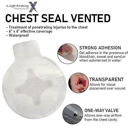 Vented Chest Seal First Aid Vented Rescue Seal For Survival in Kenya Donetech Solutions